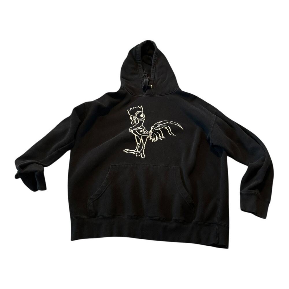 The Chicken Whisperer Black Hoodie Size L